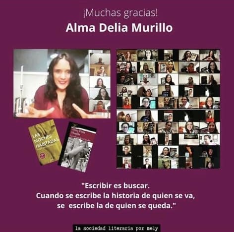 Charla literaria ALMA DELIA MURILLO marzo 2023