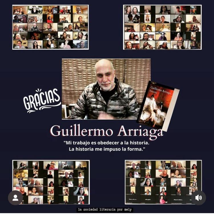 Charla literaria GUILLERMO ARRIAGA extrañas mayo 2023