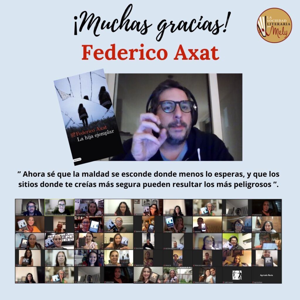 CharlaLiterariaConFederico Axat.